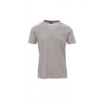 KOSZULKA T-SHIRT SPORTOWA MĘSKA RUNNER - JASNOSZARY