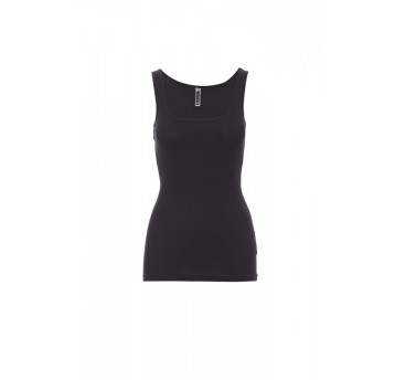 KOSZULKA TOP DAMSKA LOOK - CZARNY