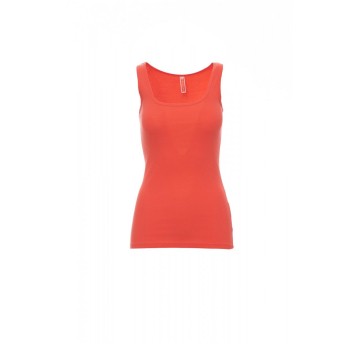 KOSZULKA TOP DAMSKA LOOK - ŻYWY KORALOWY