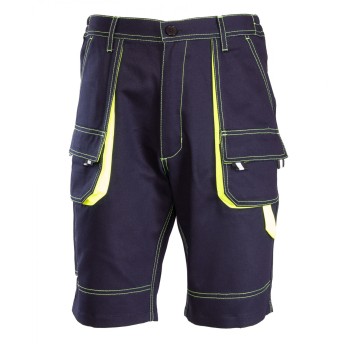 KRÓTKIE SPODENKI BRIXTON SPARK - GRANATOWY-ŻÓŁTY