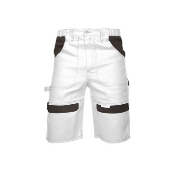 KRÓTKIE SPODENKI COOL TREND - BIAŁO-SZARY