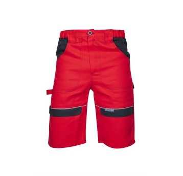 KRÓTKIE SPODENKI COOL TREND - CZERWONO-CZARNY