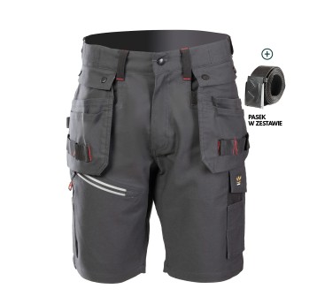 KRÓTKIE SPODENKI SEVEN KINGS PRO - GRAFITOWY