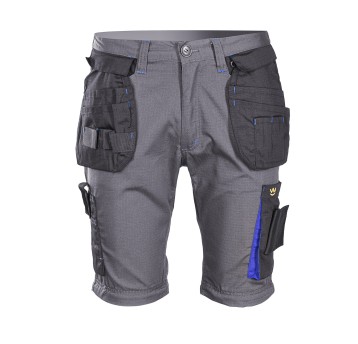 KRÓTKIE SPODENKI SEVEN KINGS TOPAZ - STALOWY