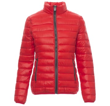 KURTKA CASUALOWA INFORMAL LADY - CZERWONY-SZARY