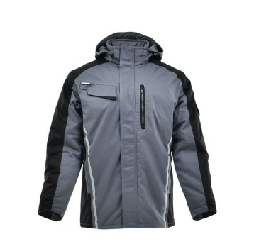 KURTKA DŁUGA OCIEPLANA STANDARD WINTER CIEMNOSZARY