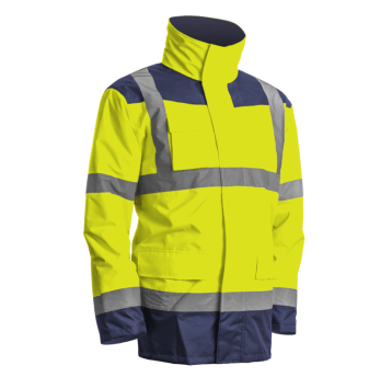 KURTKA PARKA 7KAN KANATA 4W1 - ŻÓŁTY HV