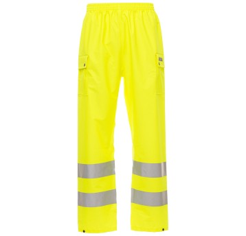 KURTKA PRZECIWDESZCZOWA OSTRZEGAWCZA HIVIS RIVER-PANTS - ŻÓŁTY FLUO