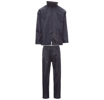 KURTKA PRZECIWDESZCZOWA OSTRZEGAWCZA HIVIS SET-NYLON - GRANATOWY