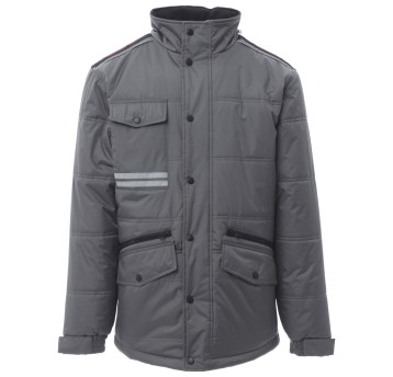 KURTKA ROBOCZA FIGHTER FX MID - ZADYMIONY-CZARNY