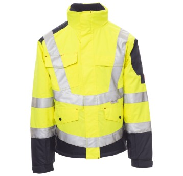KURTKA ROBOCZA FREEWAY - ŻÓŁTY FLUO-GRANATOWY