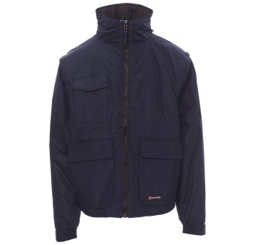 KURTKA ROBOCZA OSTRZEGAWCZA HIVIS ESCAPE - GRANATOWY MUNDUROWY-KRÓLEWSKI NIEBIESKI