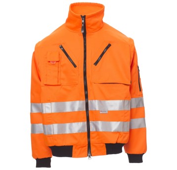 KURTKA ROBOCZA STREET - POMARAŃCZOWY FLUO