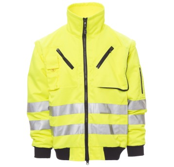 KURTKA ROBOCZA STREET - ŻÓŁTY FLUO