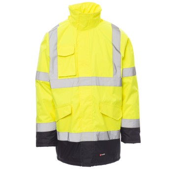 KURTKA ROBOCZA YARD - ŻÓŁTY FLUO-GRANATOWY