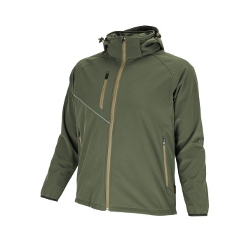 KURTKA SOFTSHELL BENNON FORCE - ZIELONY