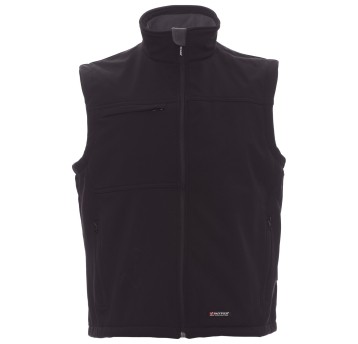 KURTKA SOFTSHELL BERING - CZARNY
