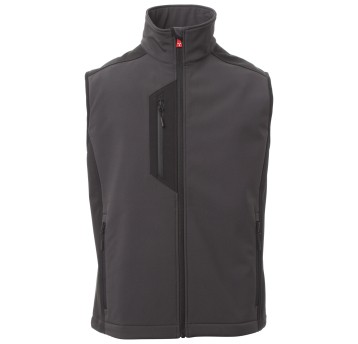 KURTKA SOFTSHELL CORK - ANTRACYTOWY-CZARNY