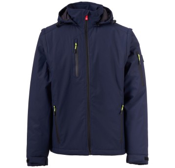 KURTKA SOFTSHELL CREEK 2IN1 LITE PAD - GRANATOWY-CZARNY