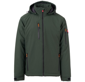 KURTKA SOFTSHELL CREEK LITE PAD - LEŚNA ZIELEŃ-CZARNY