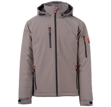 KURTKA SOFTSHELL CREEK LITE PAD - ZADYMIONY-CZARNY