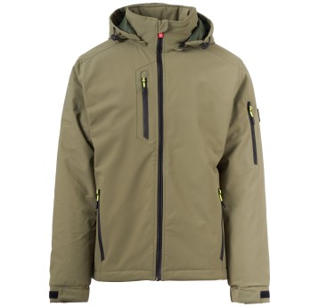 KURTKA SOFTSHELL CREEK LITE PAD - ZIELONY WOJSKOWY-ZIELONY