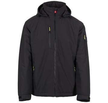 KURTKA SOFTSHELL CREEK ULTRALITE PAD - ANTRACYTOWY-CZARNY