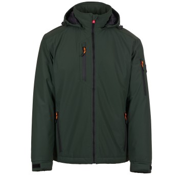 KURTKA SOFTSHELL CREEK ULTRALITE PAD - LEŚNA ZIELEŃ-CZARNY