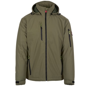 KURTKA SOFTSHELL CREEK ULTRALITE PAD - ZIELONY WOJSKOWY-ZIELONY