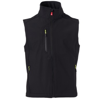 KURTKA SOFTSHELL CREEK VEST - CZARNY