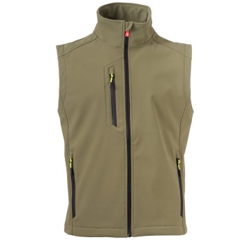 KURTKA SOFTSHELL CREEK VEST L.I.T. - ZIELONY WOJSKOWY