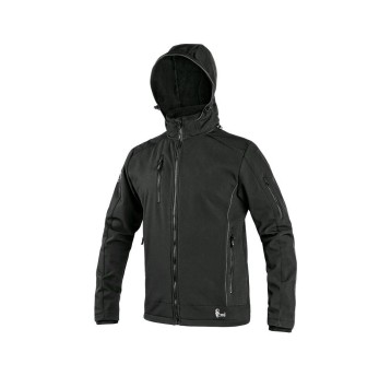 KURTKA SOFTSHELL CXS DURHAM MĘSKA - CZARNY