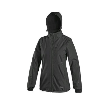 KURTKA SOFTSHELL CXS NEVADA DAMSKA - CZARNY
