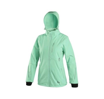 KURTKA SOFTSHELL CXS NEVADA DAMSKA - MIĘTOWY