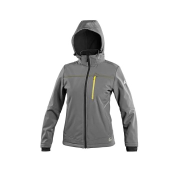 KURTKA SOFTSHELL CXS STRETCH DAMSKA - SZARY