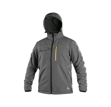 KURTKA SOFTSHELL CXS STRETCH MĘSKA - SZARY