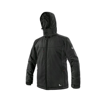 KURTKA SOFTSHELL CXS VEGAS MĘSKA ZIMOWA - CZARNY