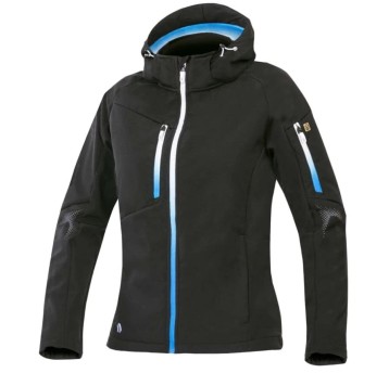 KURTKA SOFTSHELL DAMSKA ARDON CREATRON - CZARNY-NIEBIESKI