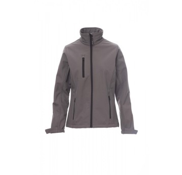 KURTKA SOFTSHELL DAMSKA DUBLIN LADY - SZARY STALOWY