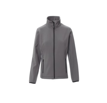 KURTKA SOFTSHELL DAMSKA PERTH LADY - SZARY STALOWY
