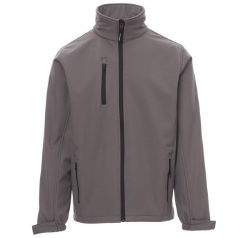 KURTKA SOFTSHELL DUBLIN - SZARY STALOWY