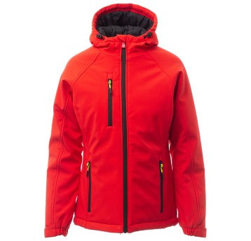 KURTKA SOFTSHELL GALE PAD LADY - CZERWONY-CZARNY