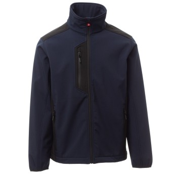 KURTKA SOFTSHELL GALWAY - GRANATOWY-CZARNY