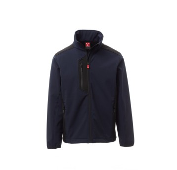 KURTKA SOFTSHELL MĘSKA GALWAY - GRANATOWY/CZARNY