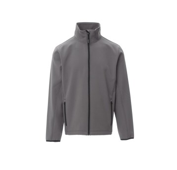 KURTKA SOFTSHELL MĘSKA PERTH - SZARY STALOWY