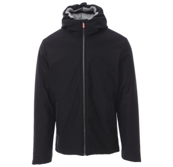 KURTKA SOFTSHELL OREGON - CZARNY-SZARY STALOWY