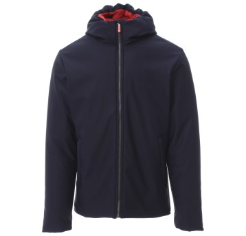 KURTKA SOFTSHELL OREGON - GRANATOWY-CZERWONY