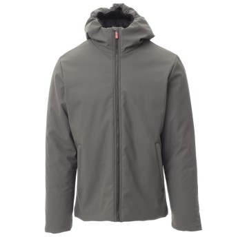 KURTKA SOFTSHELL OREGON - ZADYMIONY-CZARNY