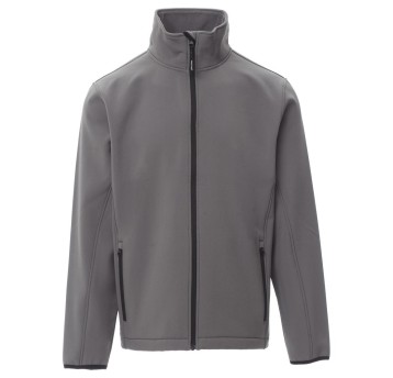 KURTKA SOFTSHELL PERTH - SZARY STALOWY