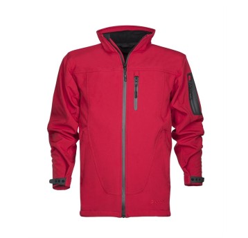 KURTKA SOFTSHELL SPIRIT - CZERWONY - 176-182CM